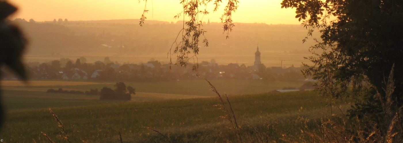 Dittenheim in der Abendsonne
