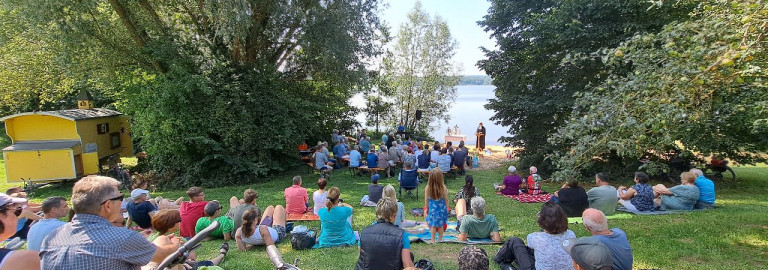 Seegottesdienst an der Absberger Seespitz (Brombachsee)