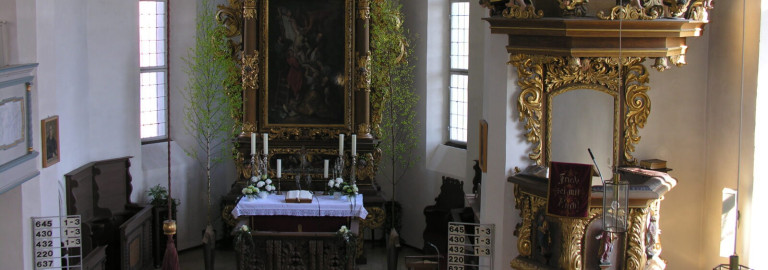 Innenansicht Kirche Dittenheim