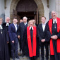 Gruppenbild nach dem Gottesdienst