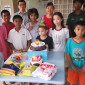 Geburtstag feiern mit Waisenkindern