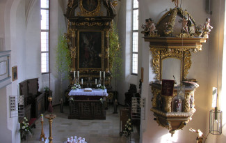 Innenansicht Kirche Dittenheim