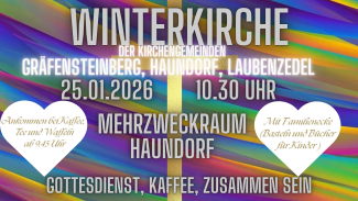 Einladung Winterkirche 25.1.26